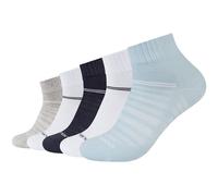5er Pack camano Mesh Ventilation Quarter Socken 5081 - angel falls 39-42