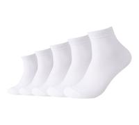 5er Pack camano Red Classics Quarter Socken 1000 - white 35-38