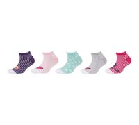 5er Pack camano Soft Baumwolle Sneakersocken Kinder 4131 - lilac chiffon 23-26