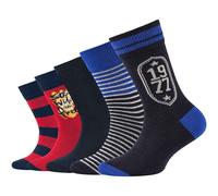 5er Pack camano Soft Crew Socken Kinder 5999 - navy 31-34