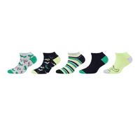5er Pack camano Soft recycelte Baumwolle Sneakersocken Kinder 7221 - sharp green 23-26