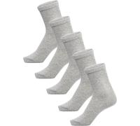 5er Pack hummel hmlMAKE My Day Freizeitsocken Kinder 2006 - grey melange 37-40