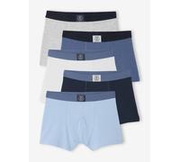 5er-Pack Jungen Boxershorts BASIC blau Gr. 92/98 von Vertbaudet