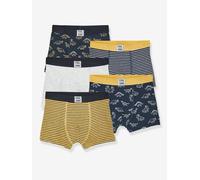 5er-Pack Jungen Boxershorts, Dinos Gr. 140 von vertbaudet