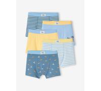5er-Pack Jungen Boxershorts gelb Gr. 128 von vertbaudet