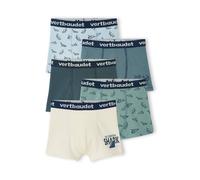 5er-Pack Jungen Boxershorts, Haie blau Gr. 110 von vertbaudet
