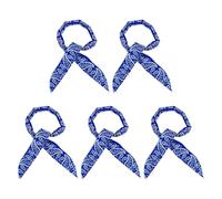 5er Pack kühlendes, sportliches Bandana Stirnband für Yoga, Fitnessstudio, schweißabsorbierend, rutschfest, Bandana, Yoga Haarband, verstellbares schweißabsorbierendes Sport Haarband