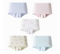 5er Pack Mädchen Unterwäsche - Weiche atmungsaktive Slips für den Sommer