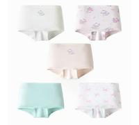 5er Pack Mädchen Unterwäsche - weiche, atmungsaktive Slips für den Sommer