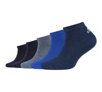 5er Pack s.Oliver Essentials Gekämmte Baumwolle Sneakersocken Kinder 5803 - blue mix 39-42
