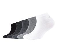 5er Pack s.Oliver Essentials Gekämmte Baumwolle Sneakersocken Kinder 9303 - light grey mix 39-42
