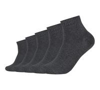 5er Pack s.Oliver Red Classic recycelte Quarter Socken 9800 - anthracite melange 43-46
