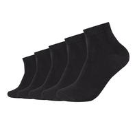 5er Pack s.Oliver Red Classic recycelte Quarter Socken 9999 - black 35-38