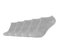 5er Pack s.Oliver Red Classic recycelte Sneakersocken 9300 - light grey melange 35-38