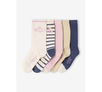 5er-Pack Socken EINHORN, Kinder blau Gr. 35/38 von vertbaudet