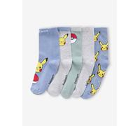 5er-Pack Socken POKEMON, Kinder himmelblau Gr. 31/34
