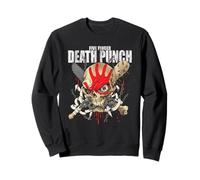 5FDP - Warhead Skull Front Back Print Sweatshirt