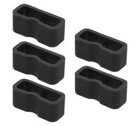 5Stk. Silikon-Uhrenarmband Halterung Ringe Watch Band Fastener
