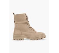5th Avenue Schnürboots Taupe, Damen, Größe: 36, Material: Leder/Textil