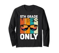 5th Grade Students Vintage Vibes Only Back to School Langarmshirt