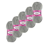 5x100g Sockenwolle Superwash Comfort 4-fädig Schurwolle Strumpfstrickgarn Farbauswahl