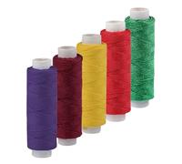 5x50m Leinen Garn Leinenzwirn Flachs Nähfaden robust strapazierfähig Farbwahl