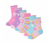 (6-12 Monate, Einhorn) Sock Snob - 6er Pack Baby Einhorn Socken Mädchen | Bunte Lustige Socken | Sock Snob