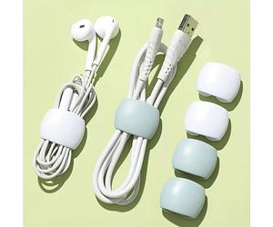 6/12 Stücke sortierbare neue Kabel-Organizer, Datenkabel-Aufbewahrungsclips, Reise-Datenkabelhub, Ohrhörer-Ladekabel-Wickelaufbewahrungsclips, einfach