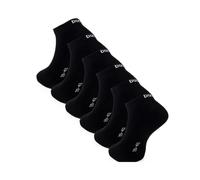 6-24 Paar DOCKS Sneaker Socken Baumwolle Atmungsaktive Damen & Herren schwarz