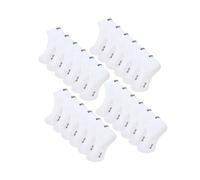 6-24 Paar DOCKS Sneaker Socken Baumwolle Atmungsaktive Damen & Herren weiß 35-38 24er Pack