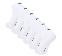 DOCKS Socken Sneaker Socken Baumwolle Weiß Schwarz Größen 35-38 39-42 43-46 Weiß 35-38 6er Pack