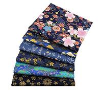 6 Baumwollstoff Patchwork Stoffe Gewebe Quadrate Baumwolltuch Stoffpaket Gewebe Quadrate Baumwolltuch Stoffreste Stoffpaket Zum Nähen Muster Im Japanischen Stil