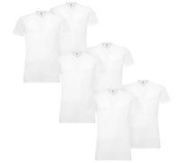 6 er Pack Levis 200SF V-Neck T-Shirt Men Herren Unterhemd V-Ausschnitt, Farbe:300 - White, Bekleidungsgröße:S