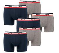 LEVI'S Herren Boxershorts 200SF Sportswear Logo 2er PACK BOXERS 985016001, Größe:M, Textilien Form Farbe Levis:Dress Blues