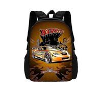 (6)Hot Wheels Cars Kinder-Schulrucksack für Jungen und Mädchen, tolles Geschenk