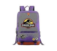 (6)Jurassic World Park Backpack - Multi-functional Rucksack For Travel, School & Laptop - Durable Shoulder Bag With Characters Design