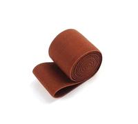 6 Meter 4cm breites elastisches Gurtband, farbiges Nylon-Gummiband, Kleidung, DIY-Nähzubehör, Braun, 40mm