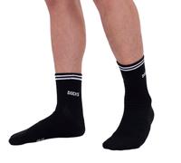 6 Paar DOCKS Socken Komfortbund Sport Tennis Socken Damen Herren schwarz 39-42