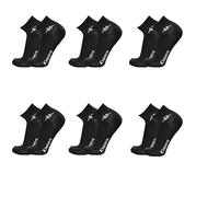 6 paar, Kappa Herren Sportsocken, Schwarz 42/44
