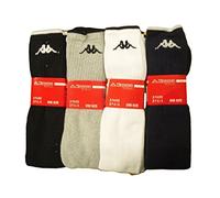 6 Paar lange Strümpfe 70 cm lang für Herren und Damen Kappa Frottee aus Baumwolle Sport Arbeit Farbe Schwarz