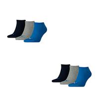 Puma Sneaker Plain 3er Pack, Socken blue / grey melange blue / grey melange 43-46
