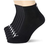6 Paar PUMA Unisex Quarters Socken Sportsocken (Kurzsocken) (43/46, Black)