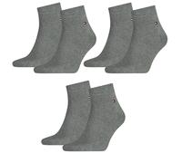 Tommy Hilfiger Herren Th Mens Quarter 2p Socken, 758 - Middle Grey Mélange, 39-42 EU