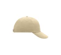 Myrtle Beach Unisex 6-Panel Raver Kappe Klassische Cap MB6111 beige 58 cm
