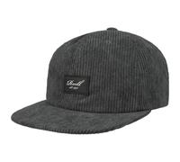 6 Panel Flat Brim Cordcap by Reell dunkelgrau One Size