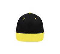 6 Panel Pro Cap "MB6581" - myrtle beach Black/Sun-Yellow