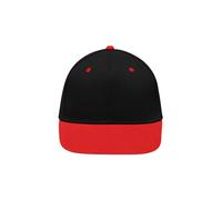 6 Panel Pro Cap "MB6581" - myrtle beach Black/Tomato