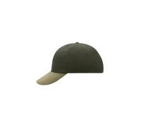6 Panel Raver Cap "MB6111" - myrtle beach Olive/Beige