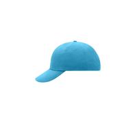 James & Nicholson - 6 Panel Cotton Cap MB6111, himmel-blau, Einheitsgröße