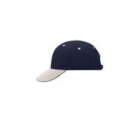 6 Panel Sandwich Cap "MB024" - myrtle beach Navy/Beige/Navy